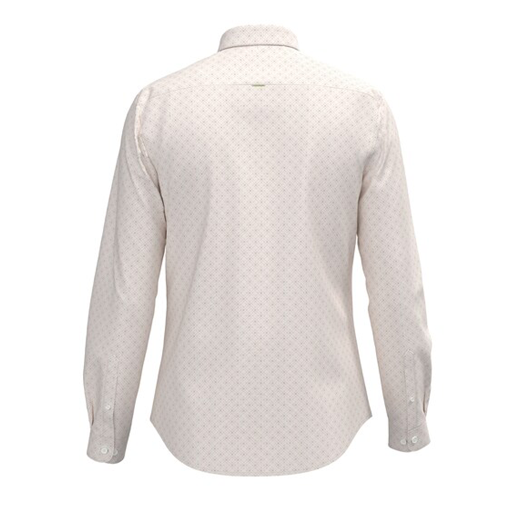 PETER ENGLAND PRINTED FULLSHIRT( White)