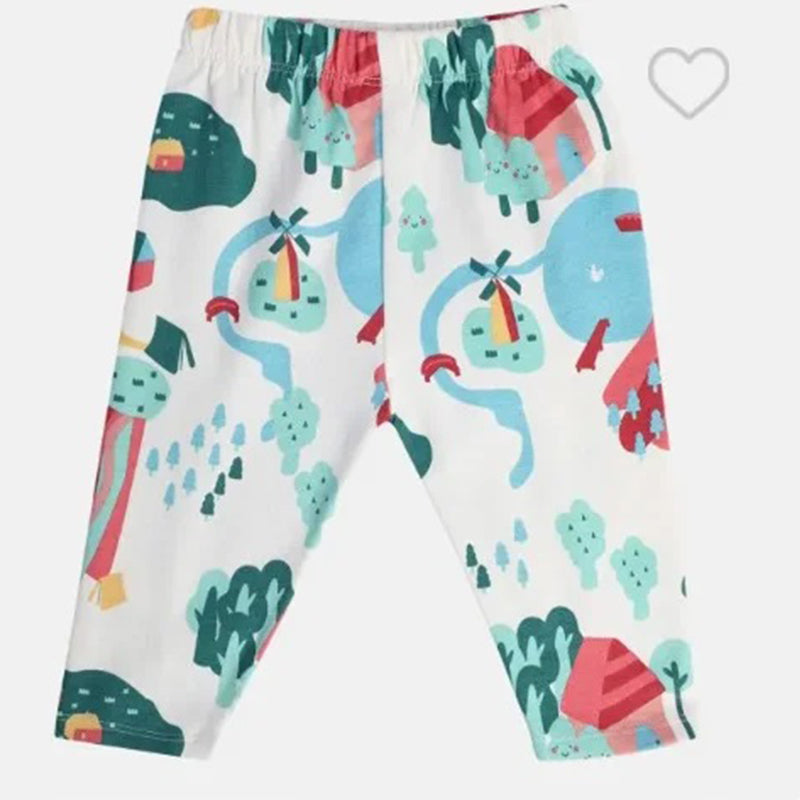MINI KLUB Multi Color Girls Legging (PACK OF 3)