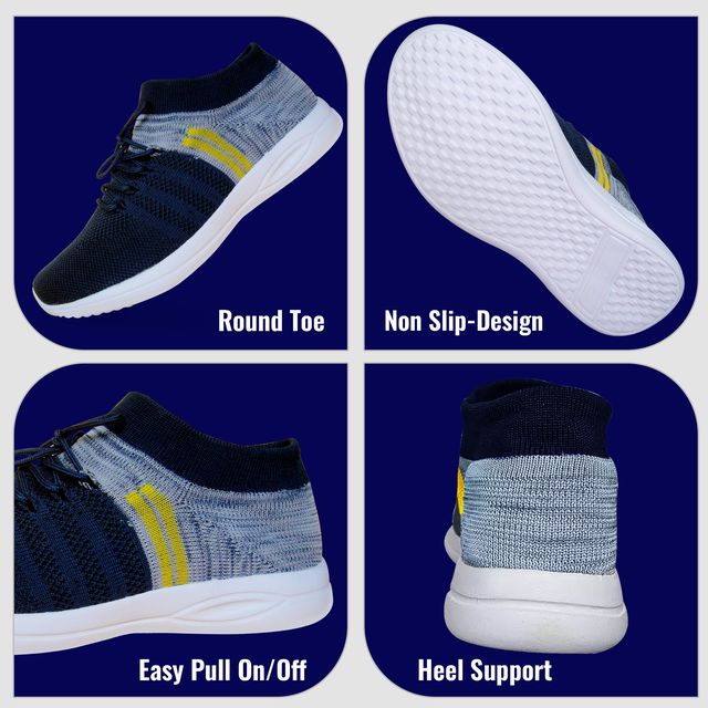 Men's Road Running Tennis Shoes Comfortable Walking Shoes Athletic Workout Gym Cross Trainer Sneakers