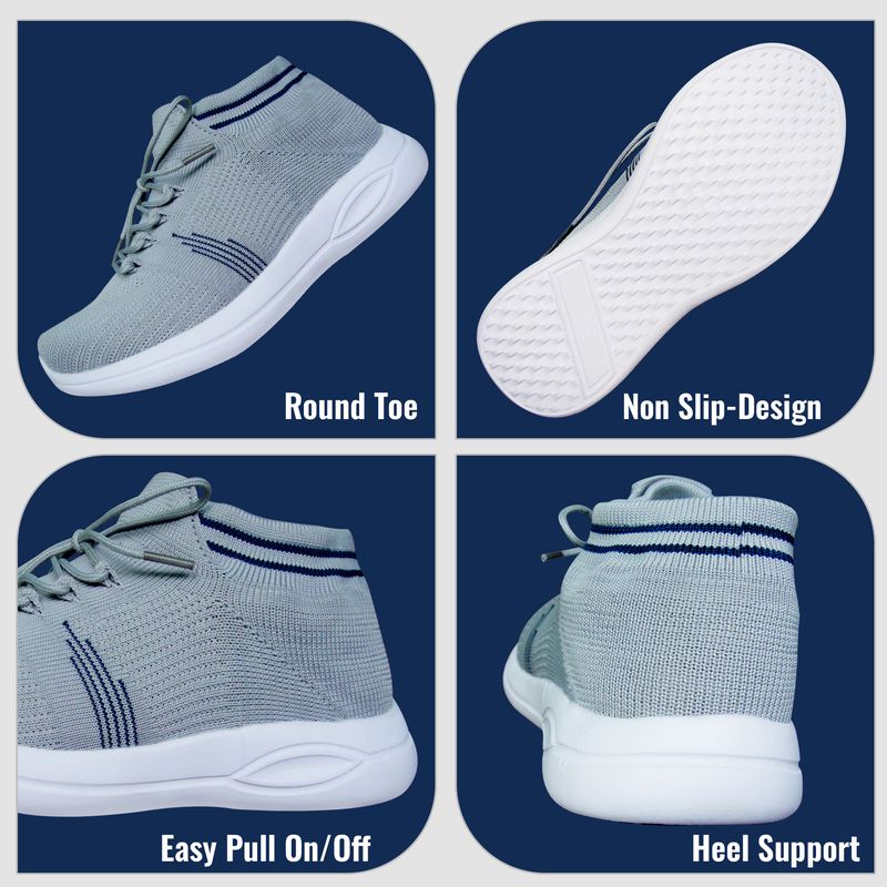Men's Running Shoes Ultra Lightweight Breathable Walking Shoes Non Slip Athletic Fashion Sneakers Mesh Workout Casual Sports Shoes