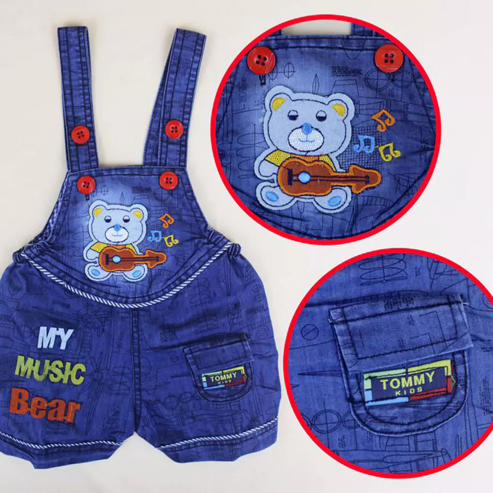 Dungaree Set for Baby Boy and Baby Girl Kids Cotton Clothing Set Baby Boy and Girl Knee Length Cotton Dangare (multi color)