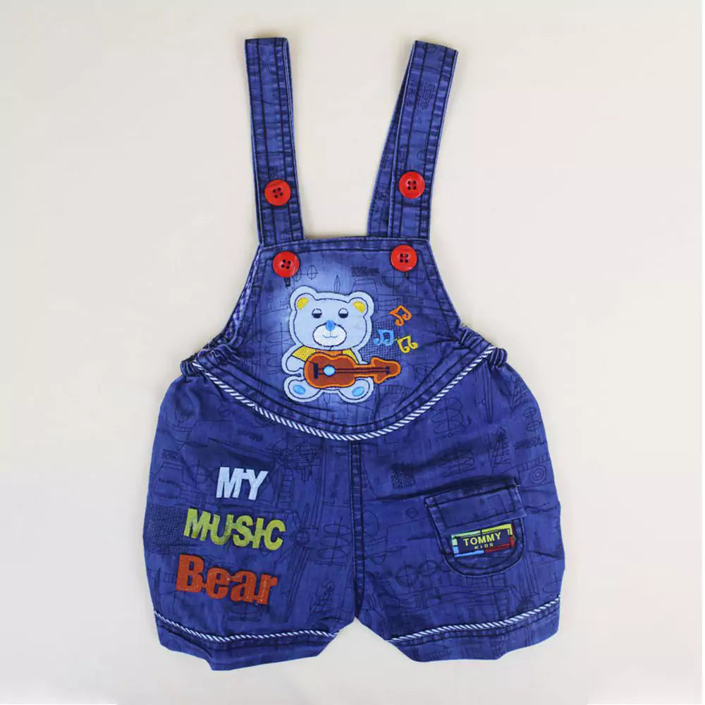 Dungaree Set for Baby Boy and Baby Girl Kids Cotton Clothing Set Baby Boy and Girl Knee Length Cotton Dangare (multi color)