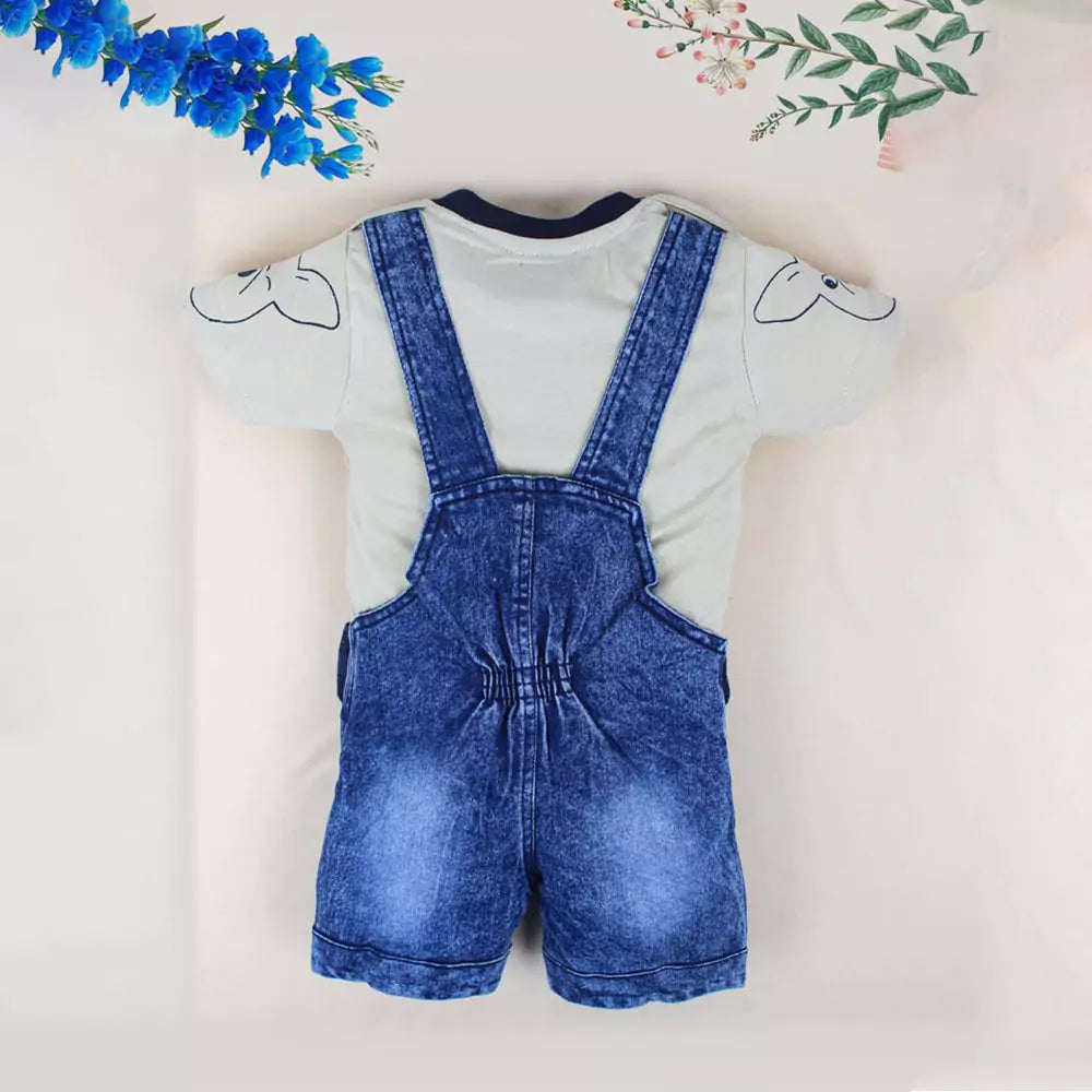 Dungaree Set for Baby Boy and Baby Girl Kids Cotton Clothing Set Baby Boy and Girl Knee Length Cotton Dangare (multi color)