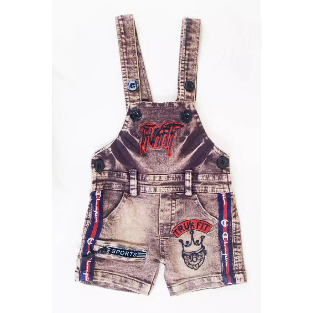 Dungaree Set for Baby Boy and Baby Girl Kids Cotton Clothing Set Baby Boy and Girl Knee Length Cotton Dangare (multi color)