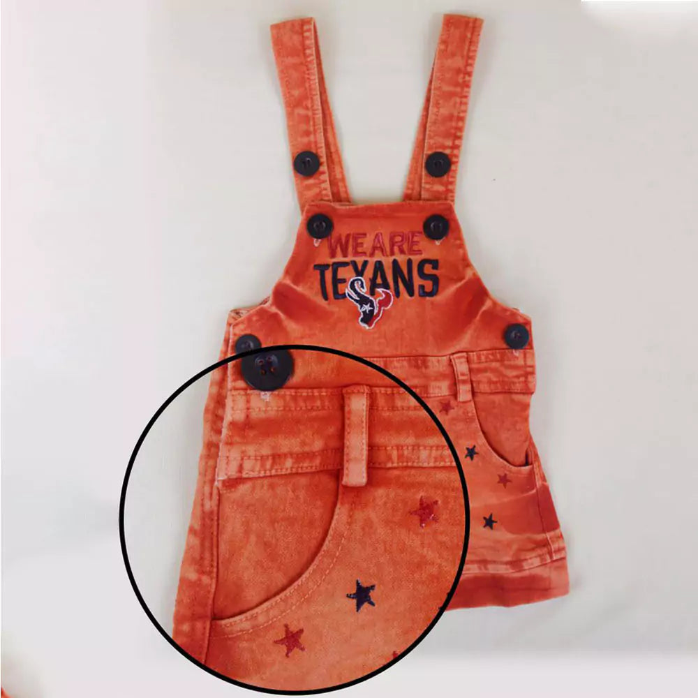 Kids Half Sleeve Denim Dungaree Dress Set with T-shirt for Baby Boys & Baby Girls
