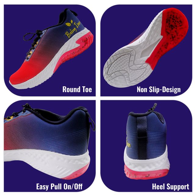 Mens Athletic Running Tennis Shoes Lightweight Sport Gym Jogging Walking Sneakers For Men-Red