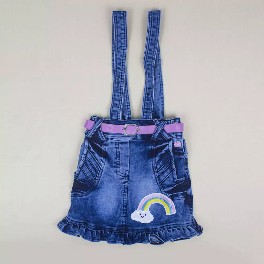 Baby Girls Outfits Unicorn Printed Navy Blue T-Shirt Tops Baba Suit