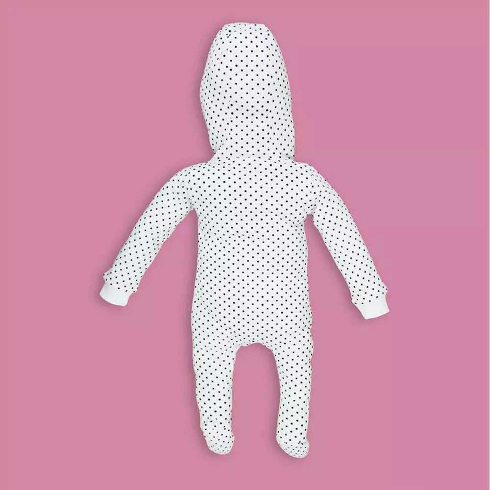 Baby Boys Outfits Unisex Animal Printed White Rompers Dungaree Set for Kids (White)