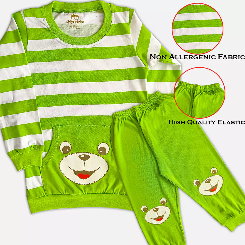 Baby Clothes Set Full Sleeve Jhabla 100% Pure Cotton Top Bottom Set for New Born Baby Night Suit for Baby Boy's & Baby Girl's Sleepsuit Pajama Nightwear Gift Set