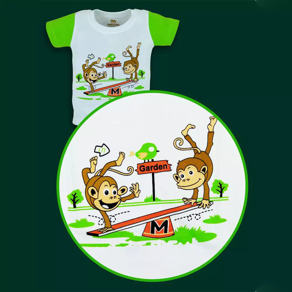 Boy's Cotton T-Shirt And Shorts Regular Half Sleeves