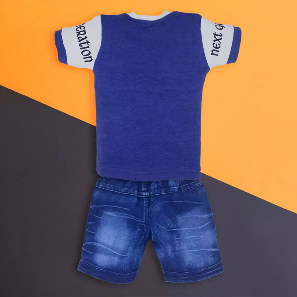Baby Boy's Cotton Clothing Set Baby's Cotton Tshirt Pant Set