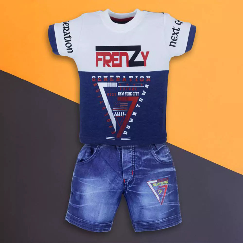 Baby Boy's Cotton Clothing Set Baby's Cotton Tshirt Pant Set