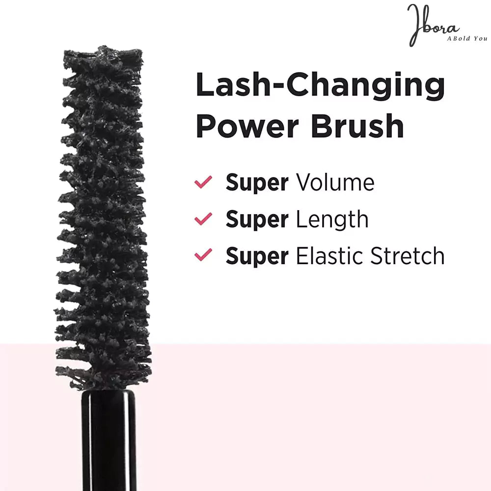 IBORA Super Lash Waterproof Liquid Mascara Intense Length Feathery Soft Full Lashes No Flaking No Smudging No Clumping Black