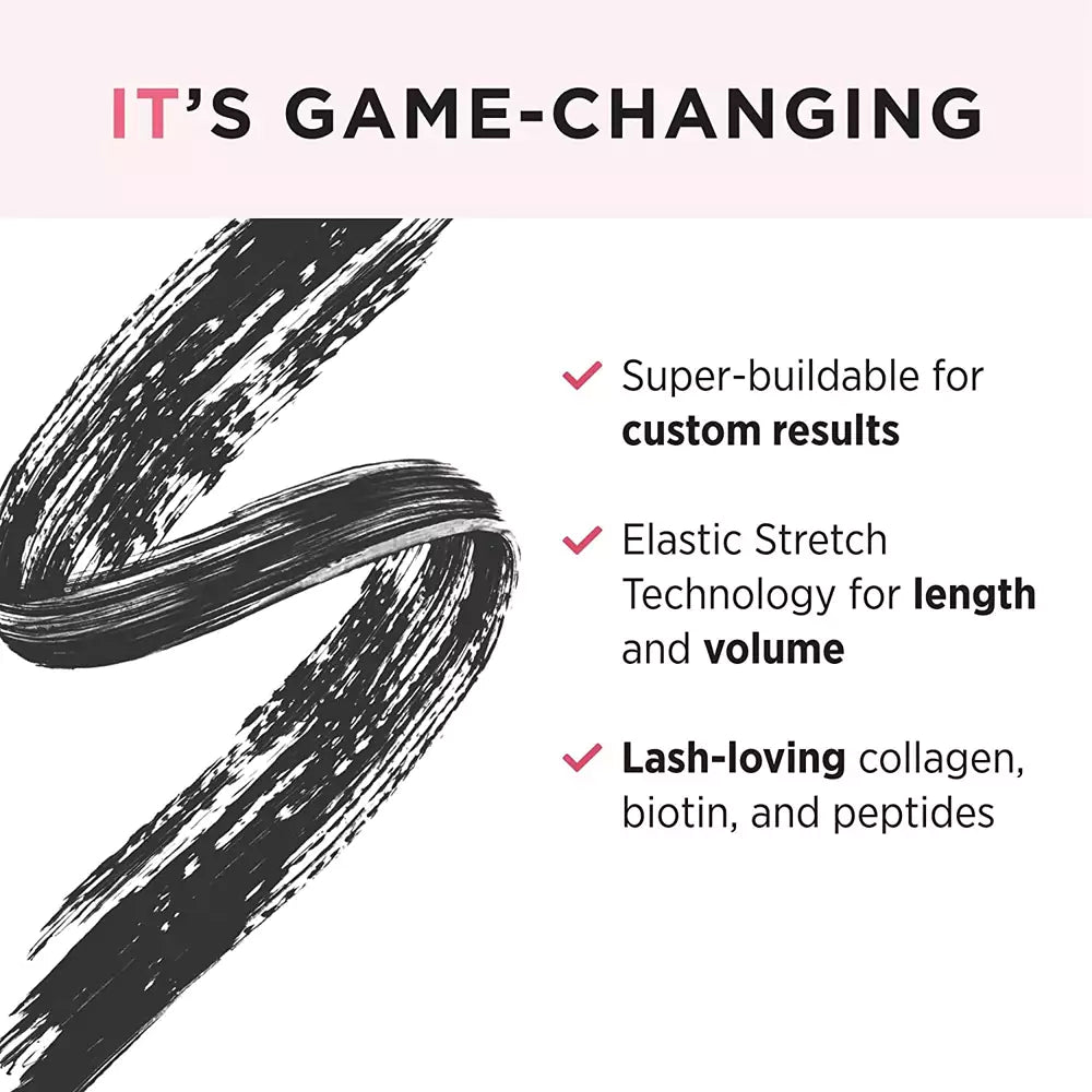 IBORA Super Lash Waterproof Liquid Mascara Intense Length Feathery Soft Full Lashes No Flaking No Smudging No Clumping Black