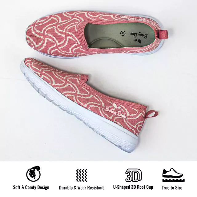 Women's Bellies Women's & Girls' Ballet Flat Shoes (Pink)