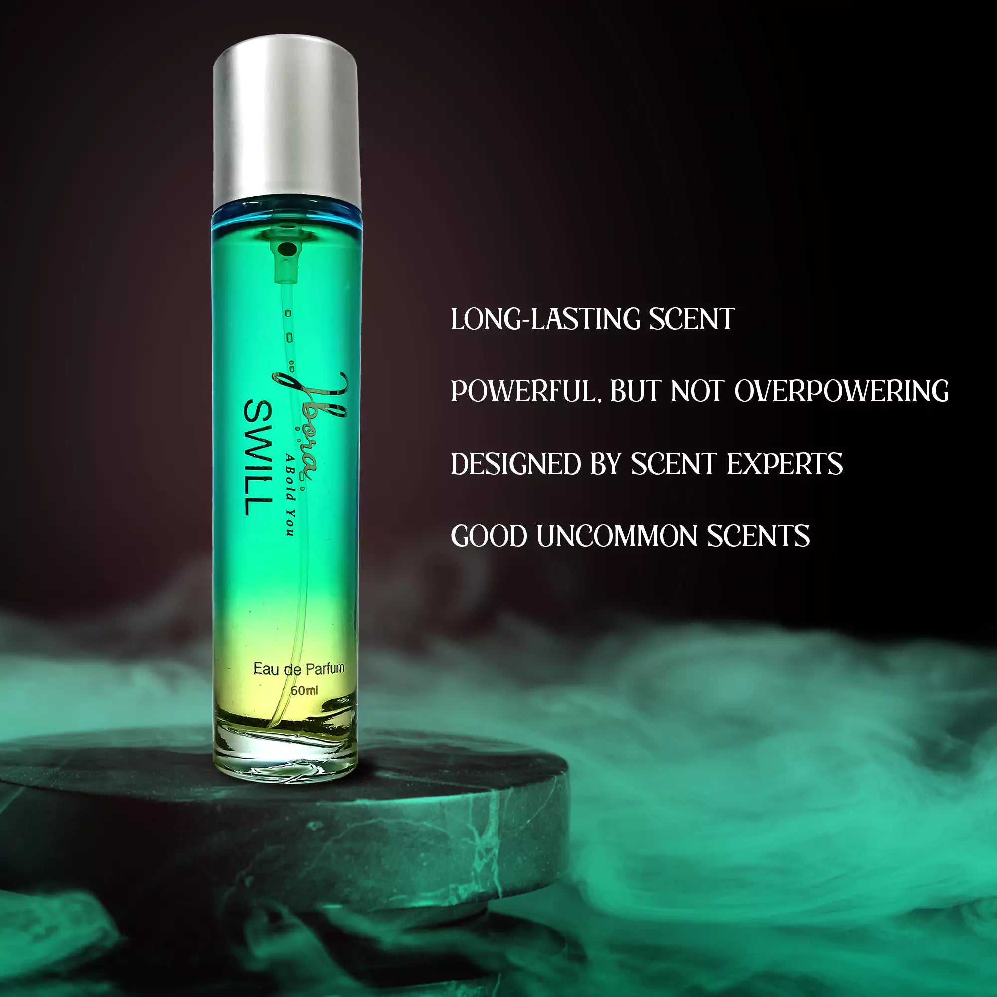 Swill Perfume Oil Alcohol Free with White Florals Aromatic Oudh Oil Scent Long Lasting Arabian Fragrance for Unisex– 60ml Perfume for Men and Women
