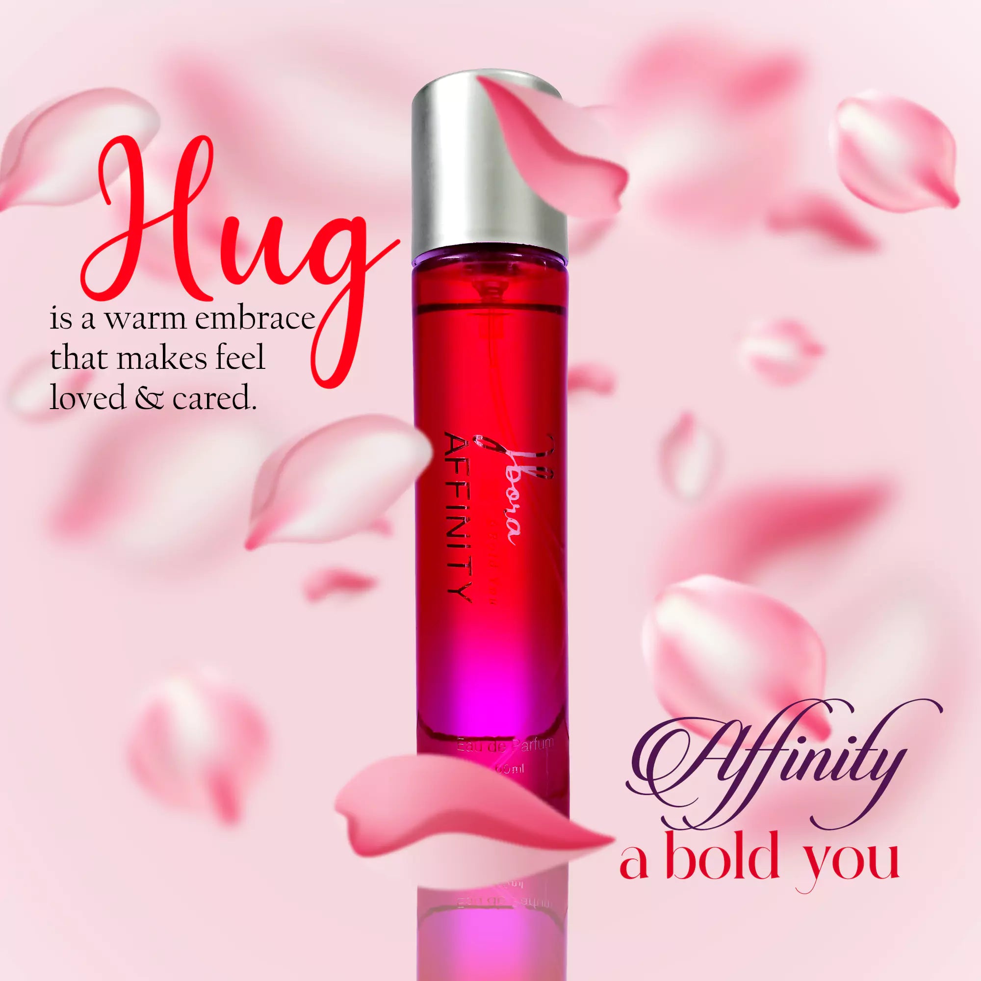 Affinity Perfume by IBORA - Unisex Perfume Spray in Matte Mini - Citrusy Scent with Notes of Jasmine Rose Vetiver Sandalwood Vanilla Orchid – 60 ml