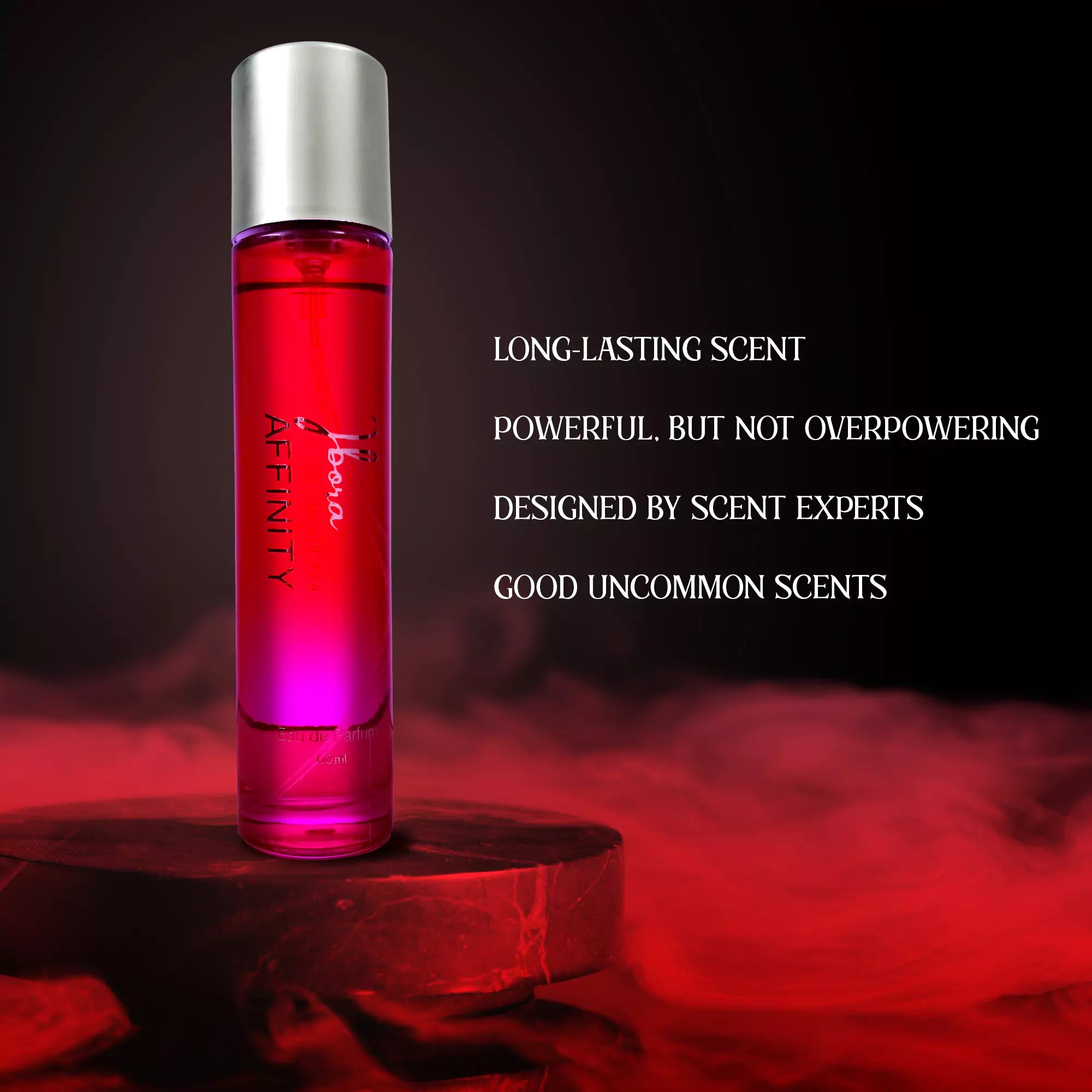 Affinity Perfume by IBORA - Unisex Perfume Spray in Matte Mini - Citrusy Scent with Notes of Jasmine Rose Vetiver Sandalwood Vanilla Orchid – 60 ml