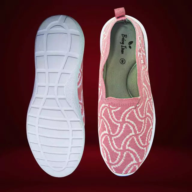 Women's Bellies Women's & Girls' Ballet Flat Shoes (Pink)