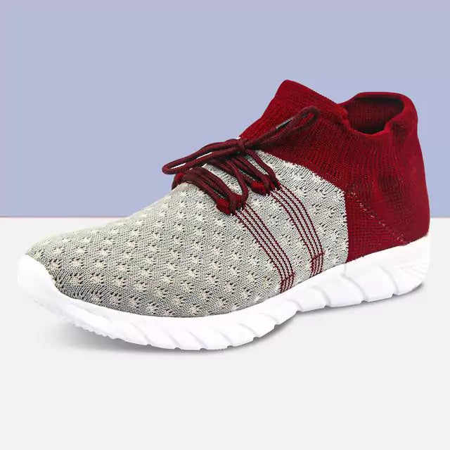 Women's Walking Shoes Lightweight Breathable Casual Jogging Shoes  ( Maroon )