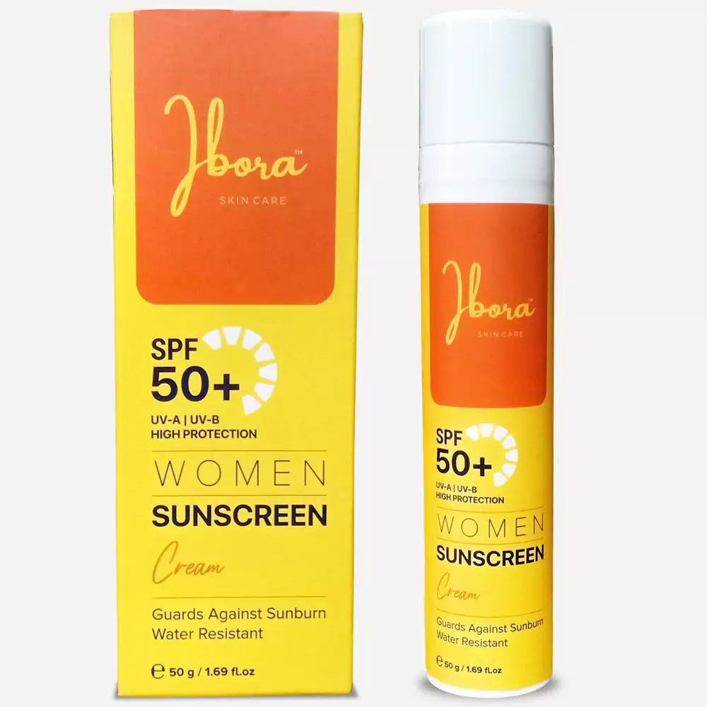 IBORA Women Face Sunscreen SPF 50+ Oil-Free Facial Sunscreen Lotion with Broad Spectrum UV-A/UV-B Sun Protection Sweat-Resistant & Water-Resistant 1.69 fl.oz