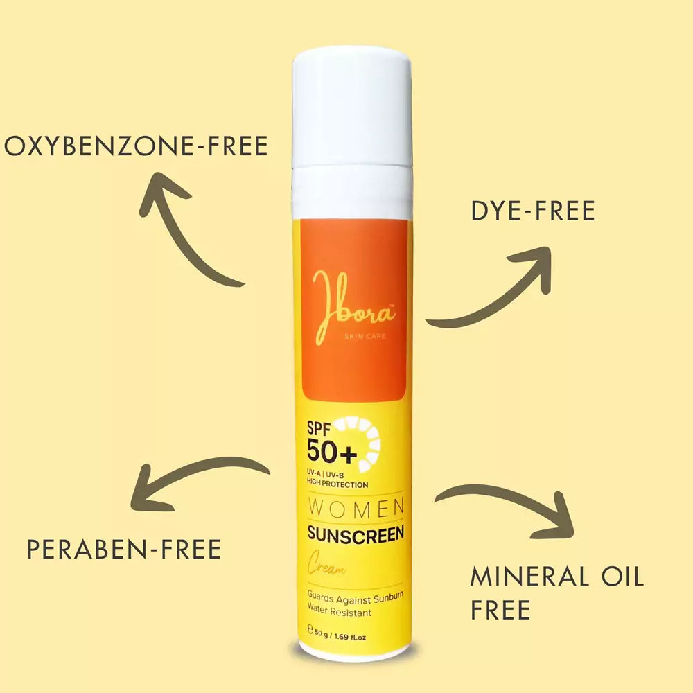 IBORA Women Face Sunscreen SPF 50+ Oil-Free Facial Sunscreen Lotion with Broad Spectrum UV-A/UV-B Sun Protection Sweat-Resistant & Water-Resistant 1.69 fl.oz
