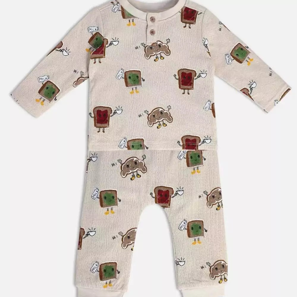 MINI KLUB Boys Printed T-shirt with Trousers