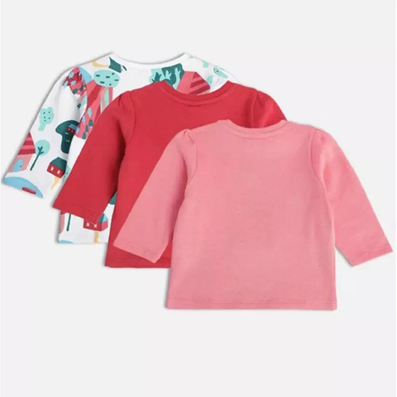 MINI KLUB Girls Multi Front Open Vest (PACK OF 3)