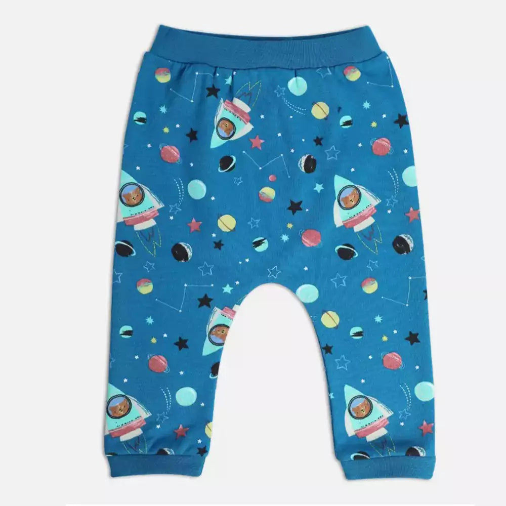 MINI KLUB Baby Boys Regular Fit Multicolor Polycotton Trousers (PACK OF 3)