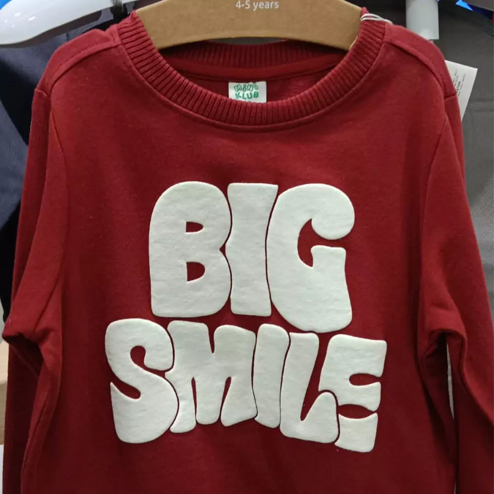 MINI KLUB Boys Red Sweat Shirt